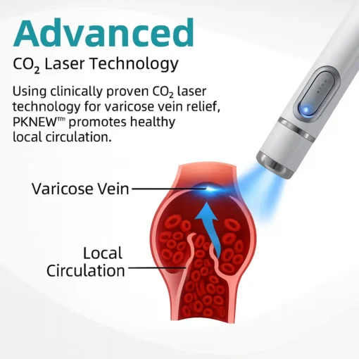 PKNEW® 𝗡𝗼𝗻-𝗜𝗻𝘃𝗮𝘀𝗶𝘃𝗲 Varicose Veins Treatment Laser Pen