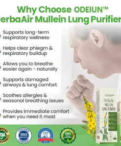 ODEIUN™ HerbaAir Mullein Lung Purifier