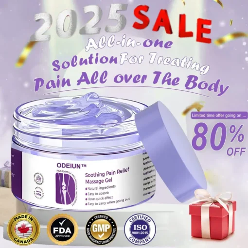 ODEIUN™ Turmeric & Emu Oil Arthritis Soothing Pain Relief Massage Gel