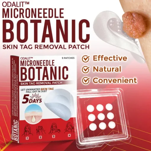 ODEIUN® MicroNeedle Botanic Skin Tag Removal Patch