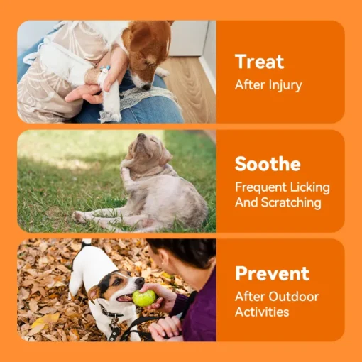 ODEIUN® Quantum Silver Pet Skin Spray for Dogs and Cats