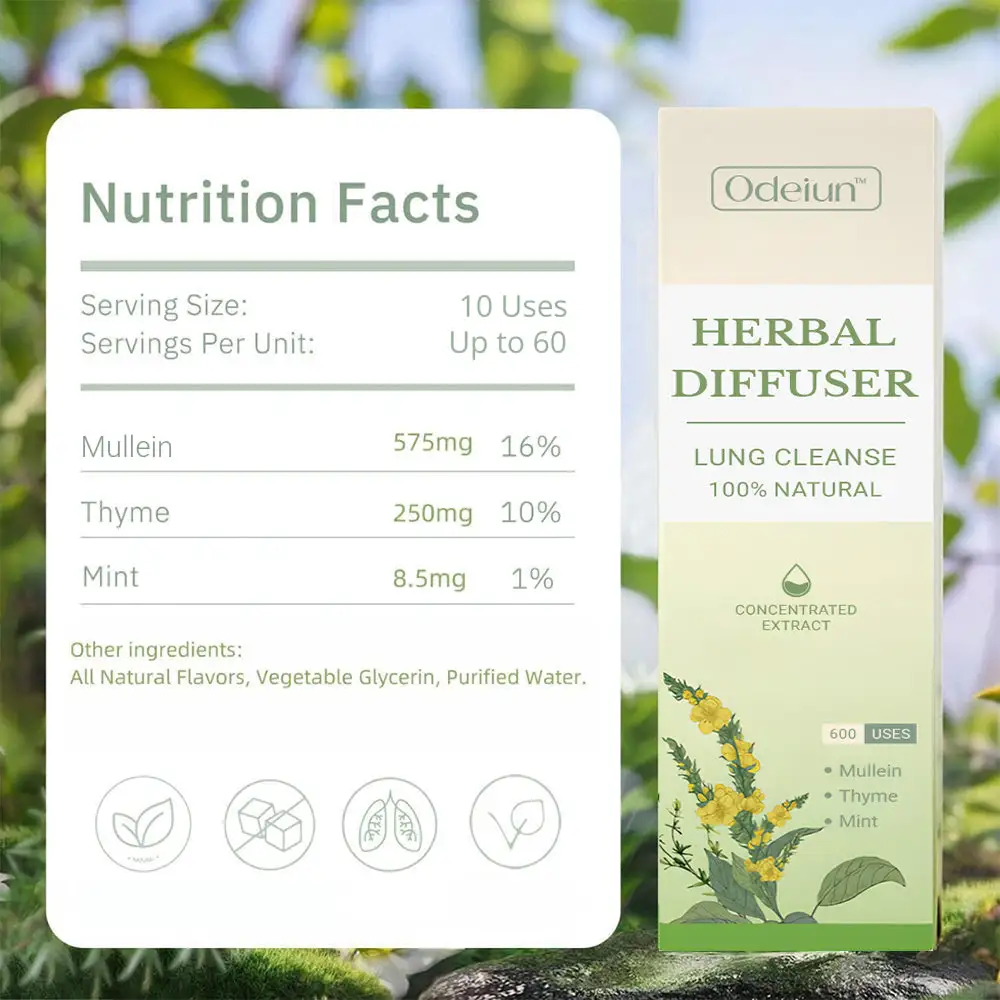 ODEIUN™ Herbal Diffuser – Breathe Easy, Calm Your Mind