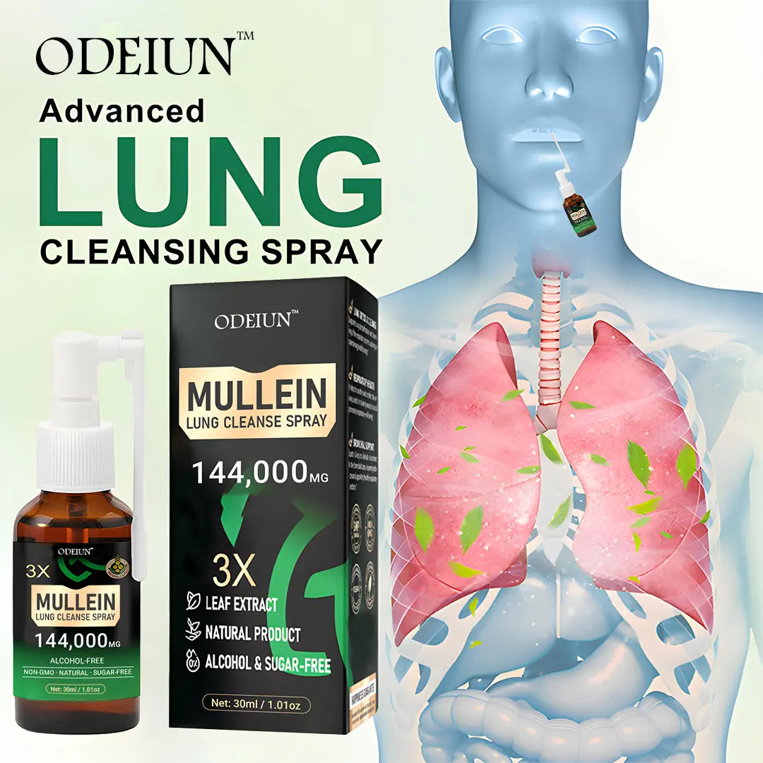 ODEIUN® 3X Concentrated Mullein Lung Cleanse Spray
