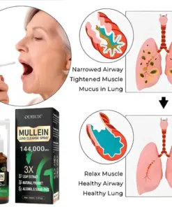 ODEIUN® 3X Concentrated Mullein Lung Cleanse Spray