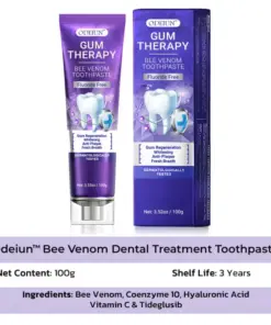 ODEIUN™ Bee Venom Toothpaste Regrow Gums, Stop Sensitivity Remove Tartar Naturally.